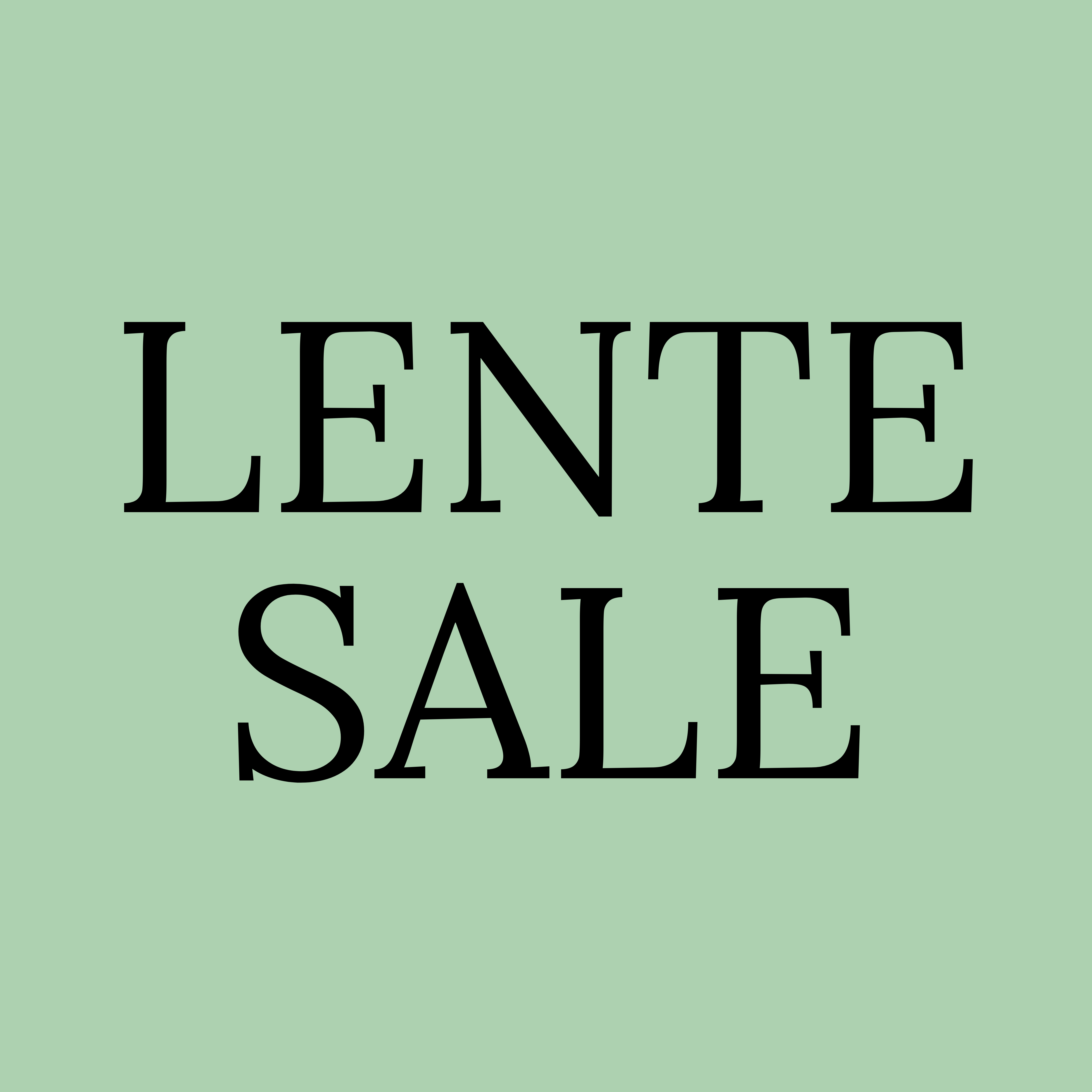 LENTE SALE