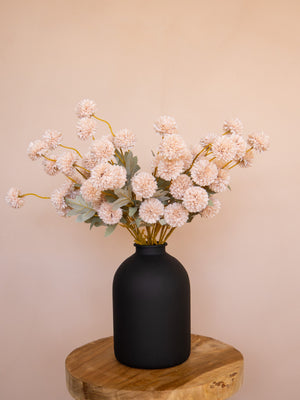 Zijden Kiku Bloemen - Créme (10 Stengels)