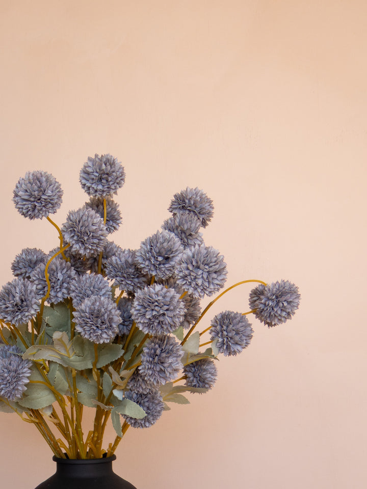 Zijden Kiku Bloemen - Marineblauw (10 Stengels)
