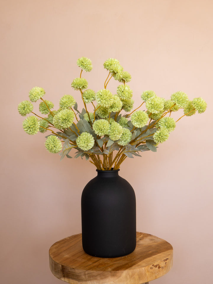 Zijden Kiku Bloemen - Groen (10 Stengels)