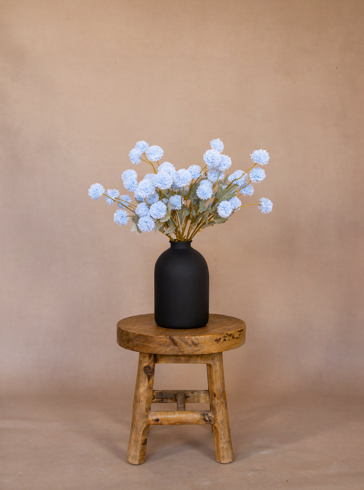 Zijden Kiku Bloemen - Lichtblauw (10 Stengels)
