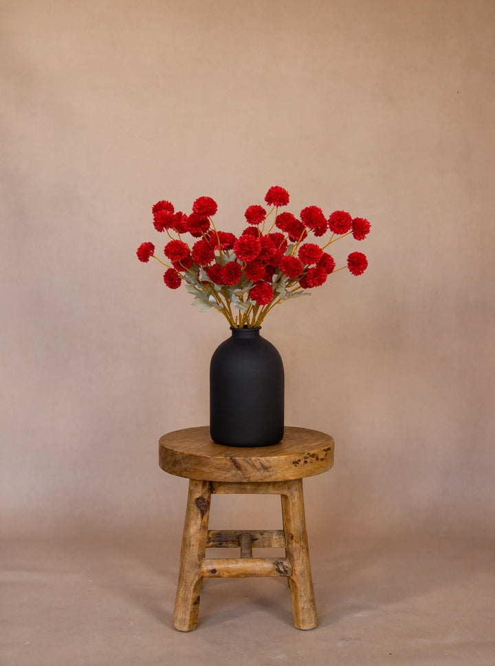 Zijden Kiku Bloemen - Rood (10 Stengels)