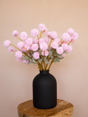 Zijden Kiku Bloemen - Lichtroze (10 Stengels)