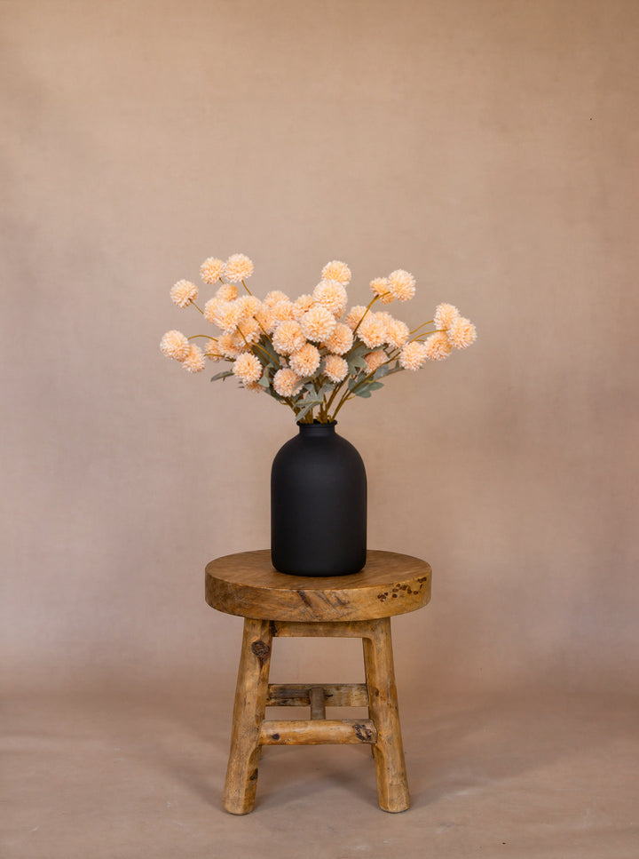 Zijden Kiku Bloemen - Beige (10 Stengels)