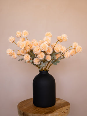 Zijden Kiku Bloemen - Beige (10 Stengels)