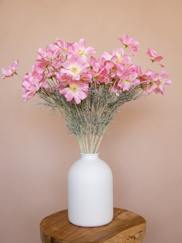 Zijden Cosmea's - Lichtroze (10 Stengels)