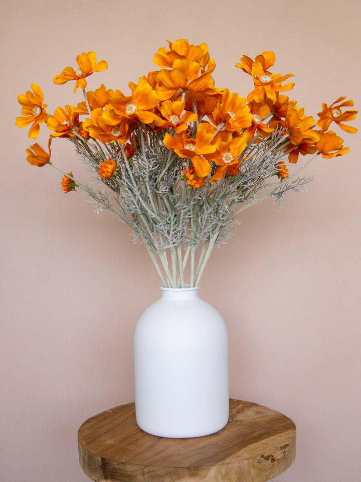 Zijden Cosmea's - Oranje (10 Stengels)