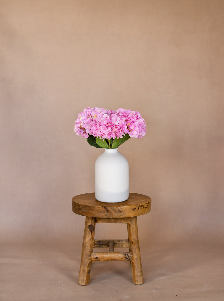 Zijden Hortensia's - Roze (5 Stengels)