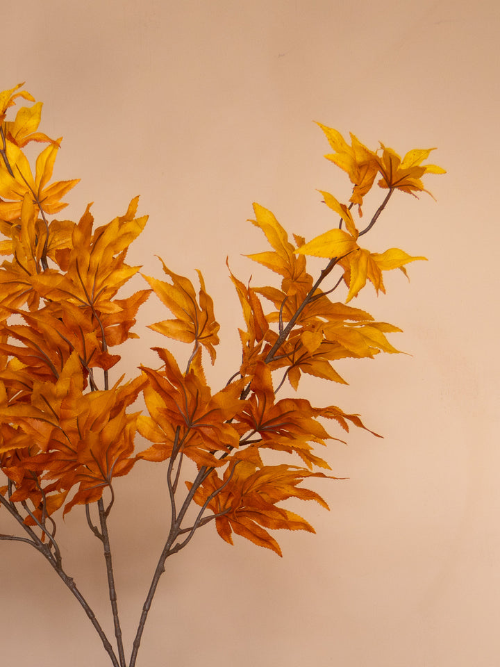 Kunst Herfsttak - Oranje (3 stengels)