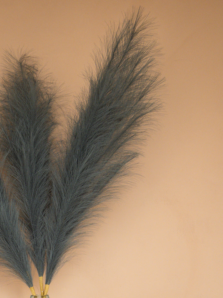Pampas - 110cm - Marineblauw (3 Stengels)