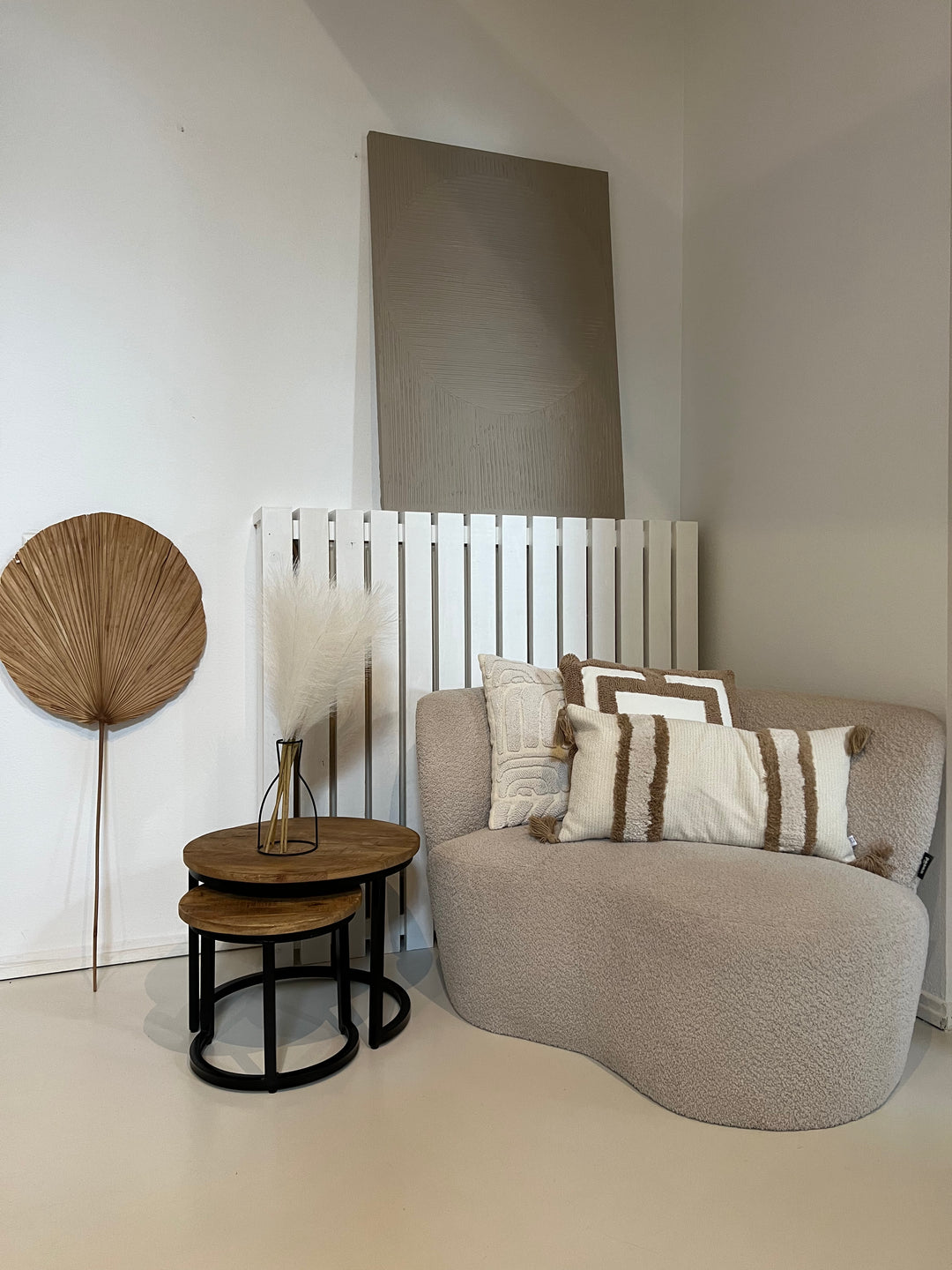 Pampas - 60cm - Wit (5 Stengels)