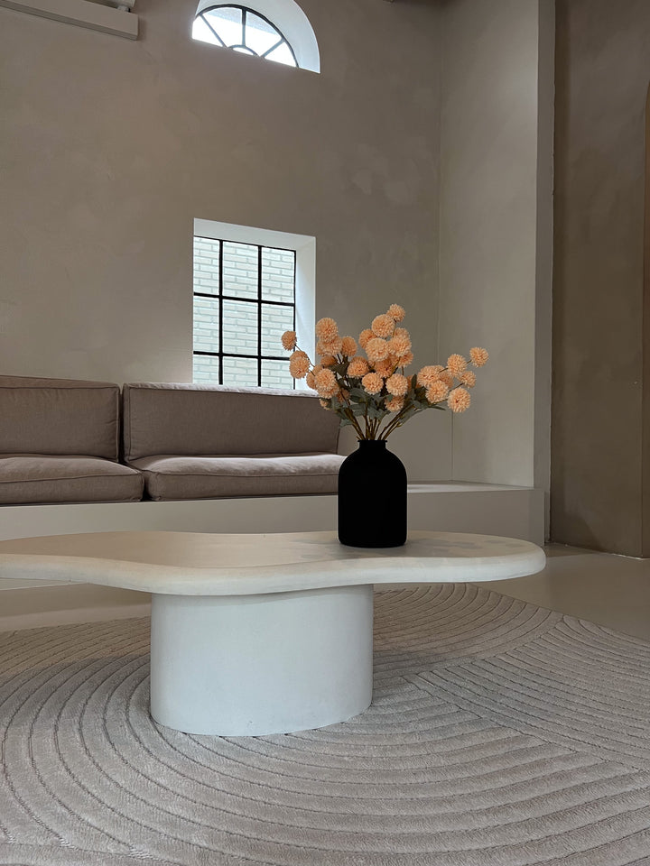 Zijden Kiku Bloemen - Beige (10 Stengels)